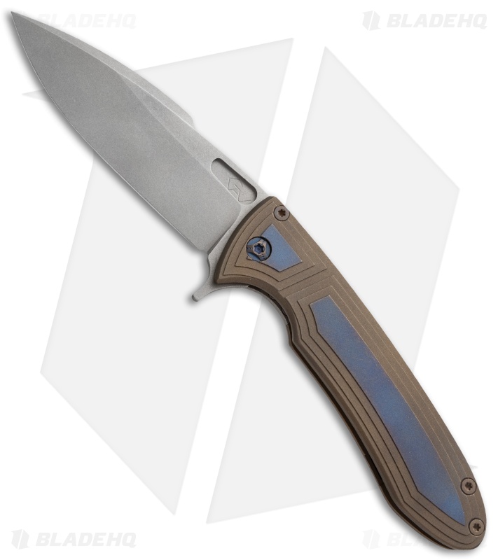 Ferrum Forge Gavko Frame Lock Knife Titanium (3.875" Matte)