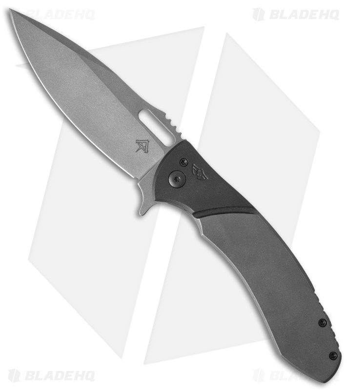 Ferrum Forge Custom Ferrum Forge + Kramer Custom Knives Deity Flipper Titanium (3.75