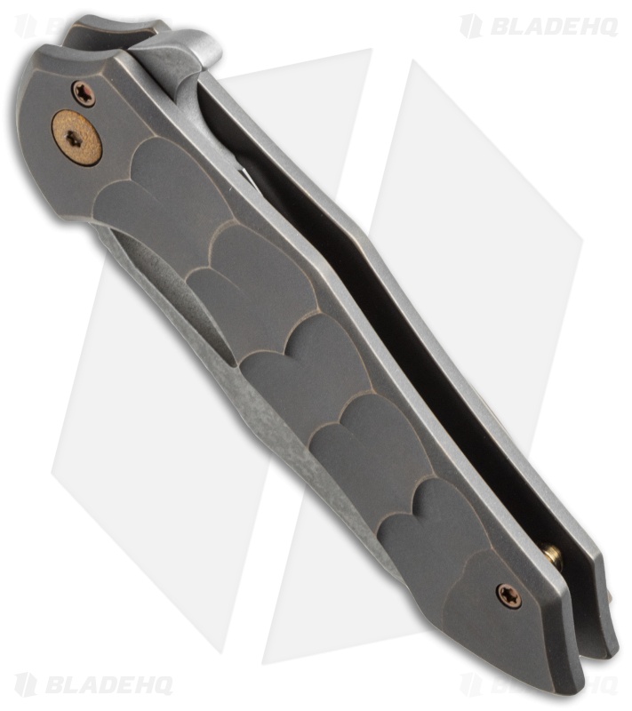 Ferrum Forge + Toxic Blades Kylin Flipper Gray Titanium (2.875" SW)