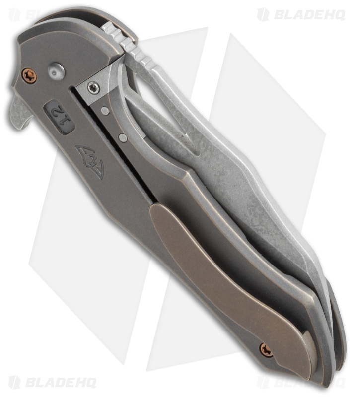 Ferrum Forge + Toxic Blades Kylin Flipper Gray Titanium (2.875" SW)