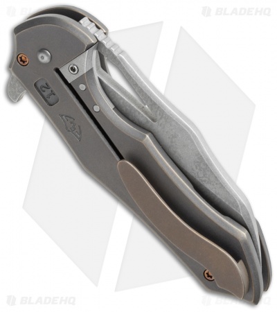 Ferrum Forge + Toxic Blades Kylin Flipper Gray Titanium (2.875" SW)
