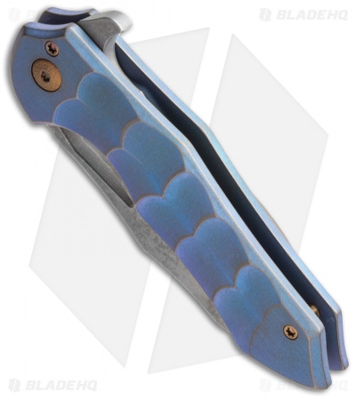 Ferrum Forge + Toxic Blades Kylin Flipper Teal Titanium (2.875" SW)
