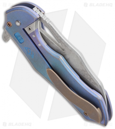 Ferrum Forge + Toxic Blades Kylin Flipper Teal Titanium (2.875" SW)