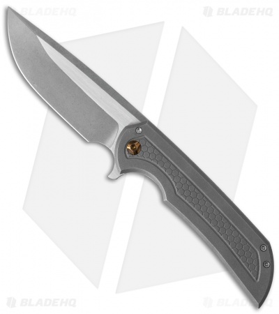 Ferrum Forge Mordax Flipper Knife Gray/Milled (3.625