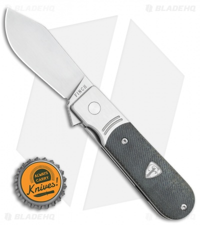 Finch Knives Model 1929 Frame Lock Knife Dark Denim Micarta (2.5" Satin)