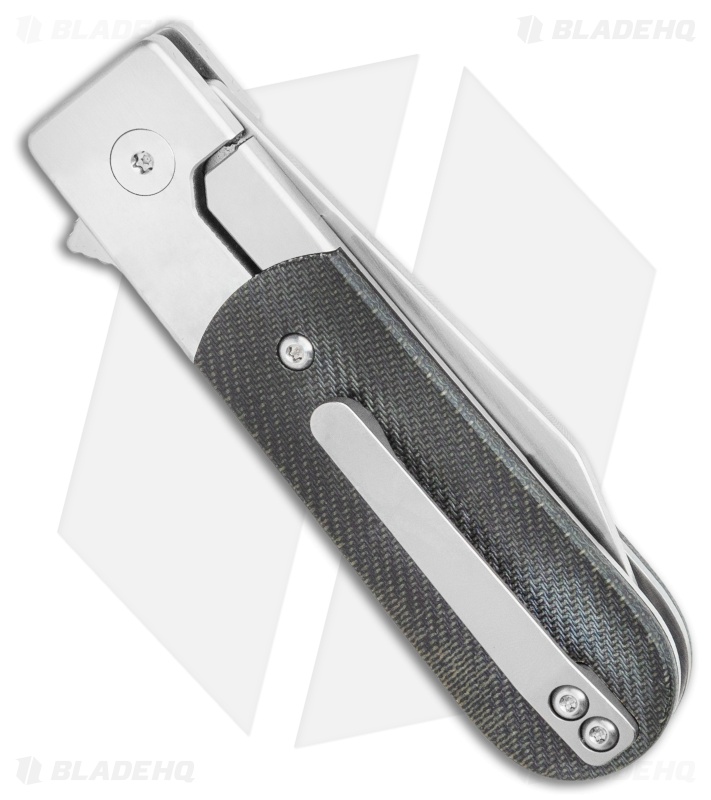 Finch Knives Model 1929 Frame Lock Knife Dark Denim Micarta (2.5" Satin)