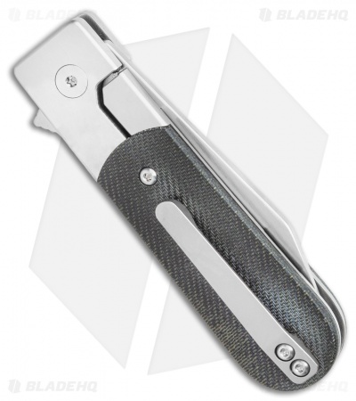Finch Knives Model 1929 Frame Lock Knife Dark Denim Micarta (2.5" Satin)