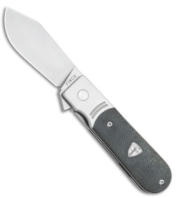 Finch Knives Model 1929 Frame Lock Knife Dark Denim Micarta (2.5" Satin)