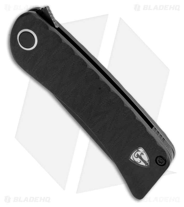 Finch Knife Co. Tikuna Liner Lock Knife Raven Black G-10 (3" Black 154CM)