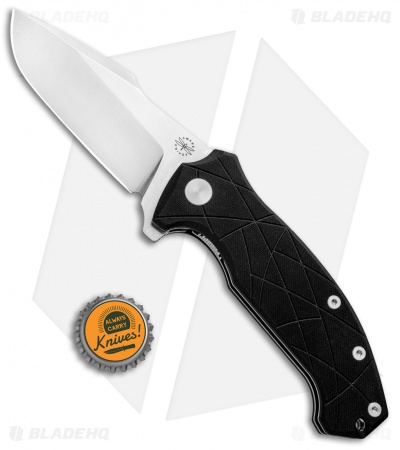 Amare Coloso Liner Lock Knife Black G-10 (3.88" Stonewash)