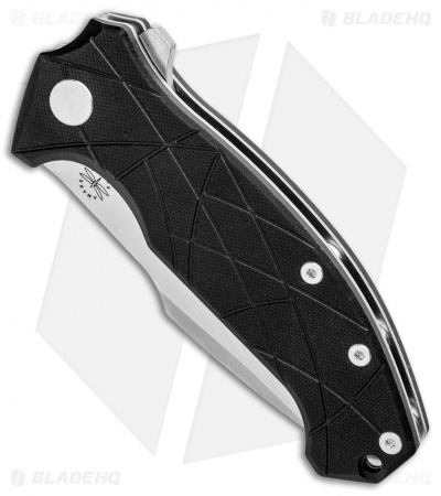 Amare Coloso Liner Lock Knife Black G-10 (3.88" Stonewash)