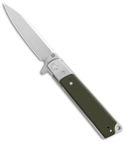 Artisan Cutlery Classic Liner Lock Knife Green G-10 (3.8" Satin) 