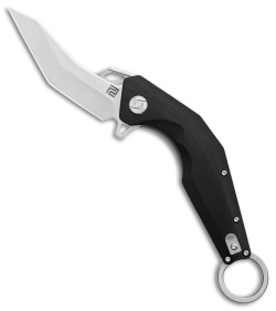 Artisan Cutlery Cobra Liner Lock Knife Black G-10 (3.5" Satin) 