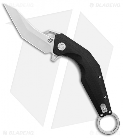 Artisan Cutlery Cobra Liner Lock Knife Black G-10 (3.5" Satin) 