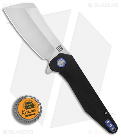 Artisan Cutlery Osprey Liner Lock Knife Black Titanium (3.6" Satin)