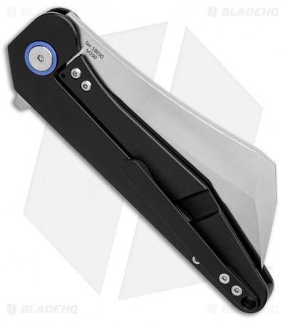 Artisan Cutlery Osprey Liner Lock Knife Black Titanium (3.6" Satin)