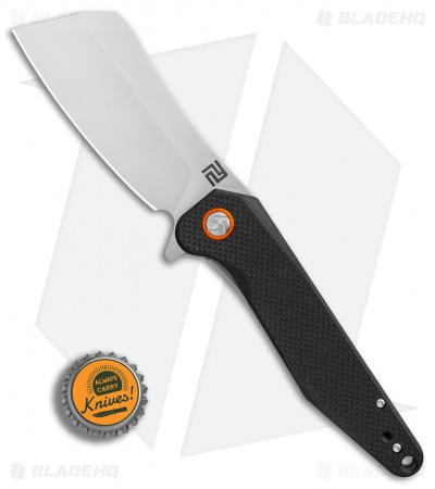 Artisan Cutlery Osprey Liner Lock Knife Textured Black G-10 (3.6" Stonewash)