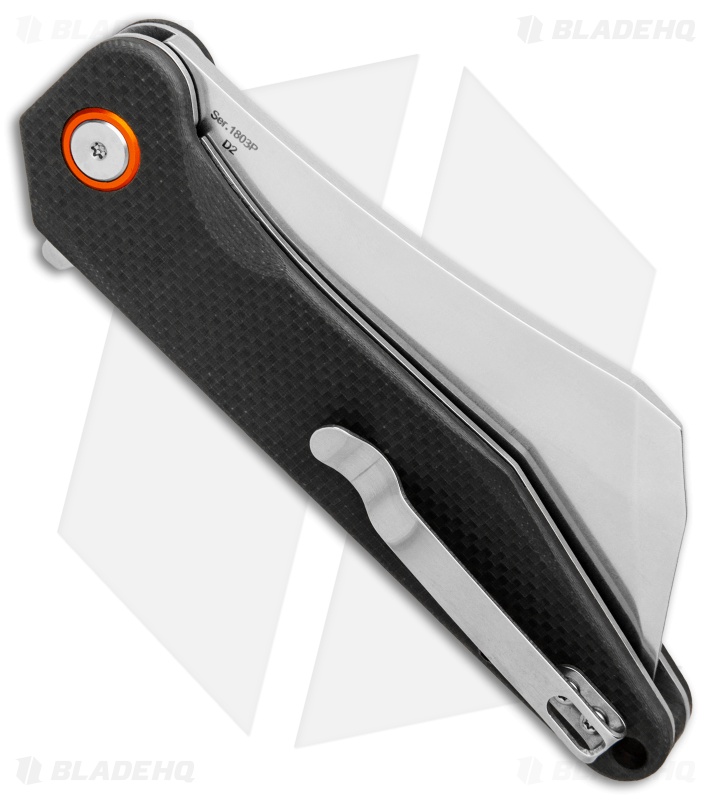 Artisan Cutlery Osprey Liner Lock Knife Textured Black G-10 (3.6" Stonewash)