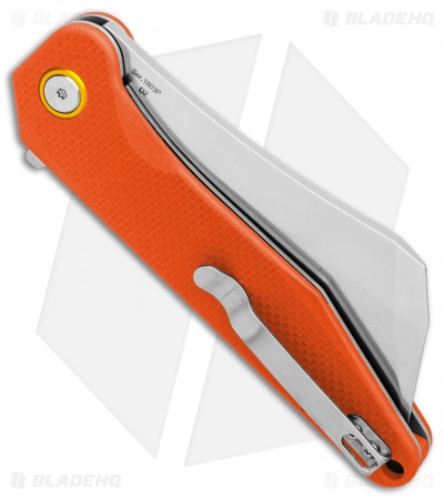 Artisan Cutlery Osprey Liner Lock Knife Orange G-10 (3.6" Stonewash)