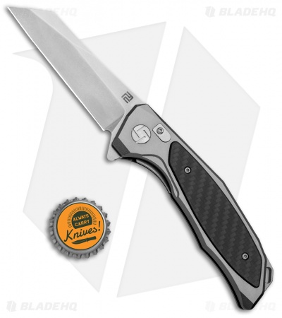Artisan Cutlery Megahawk Liner Lock Knife G-10/Carbon Fiber (3.6" Stonewash)