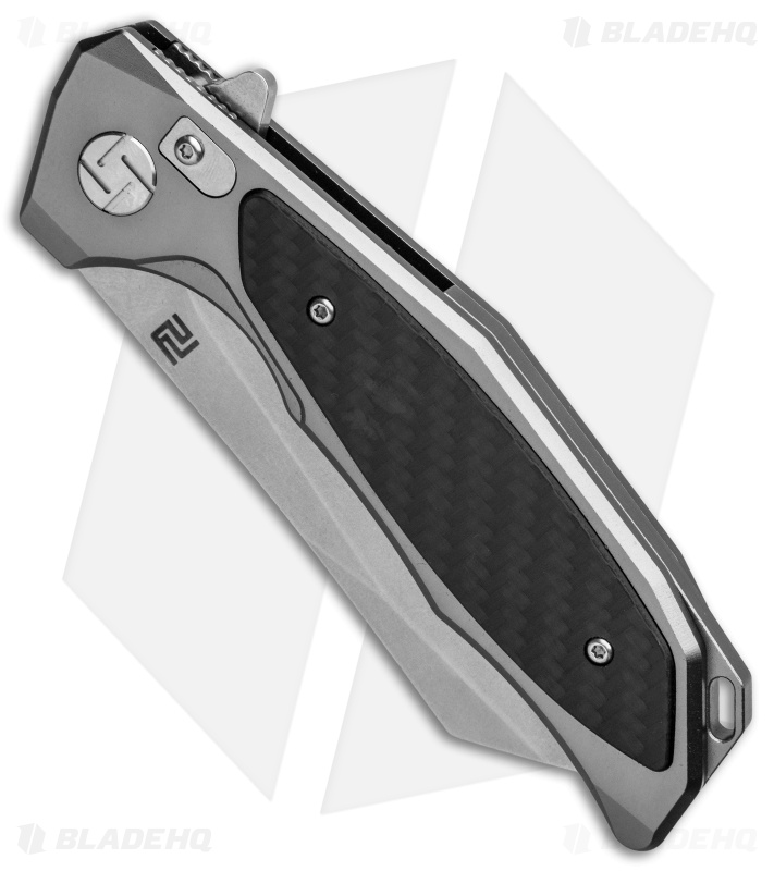 Artisan Cutlery Megahawk Liner Lock Knife G-10/Carbon Fiber (3.6" Stonewash)