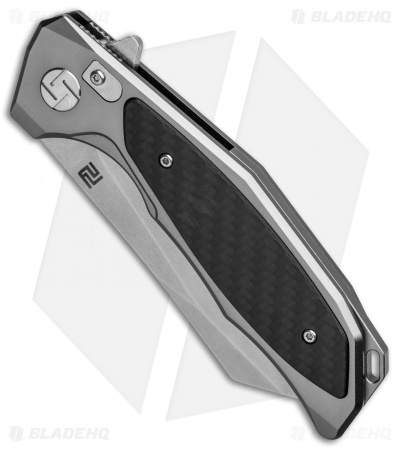 Artisan Cutlery Megahawk Liner Lock Knife G-10/Carbon Fiber (3.6" Stonewash)