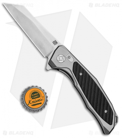 Artisan Cutlery Megahawk Liner Lock Knife Gray/Black G-10 (3.6" Stonewash)