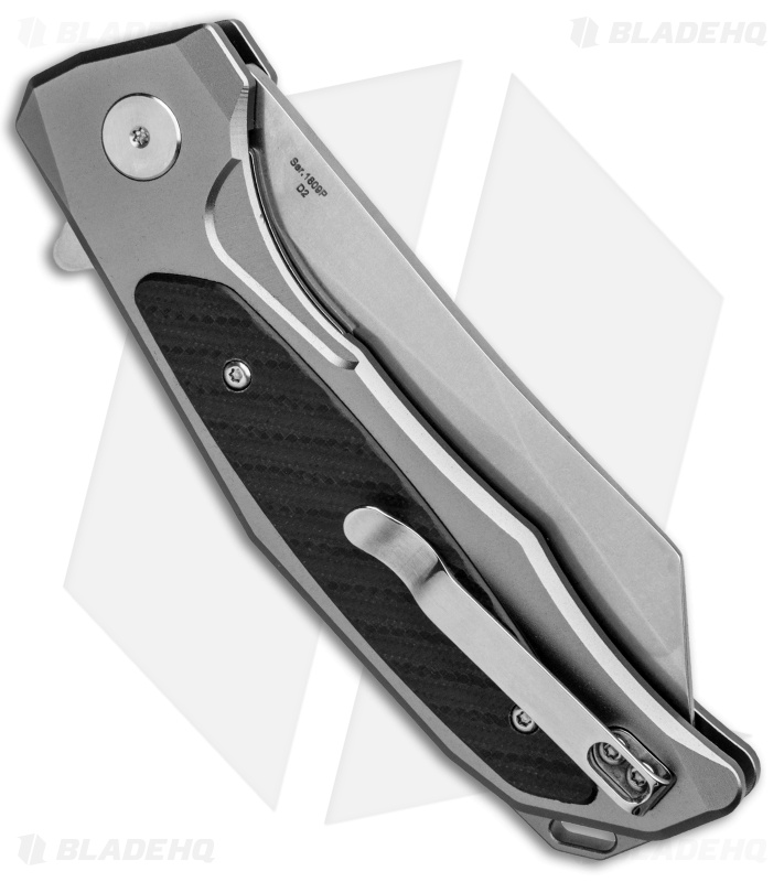 Artisan Cutlery Megahawk Liner Lock Knife Gray/Black G-10 (3.6" Stonewash)