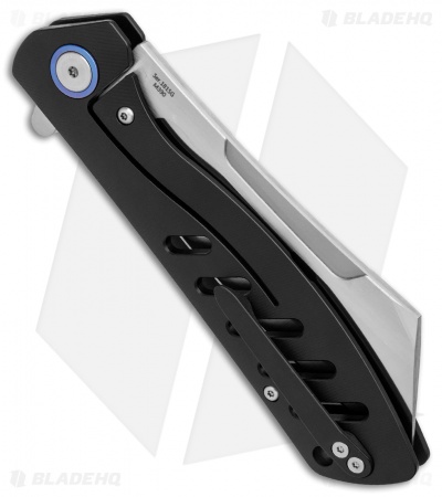 Artisan Cutlery Tomahawk Frame Lock Knife Black Titanium (3.8" Satin)