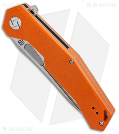 Artisan Cutlery Zumwalt Liner Lock Knife Orange G-10 (3.8" Satin)