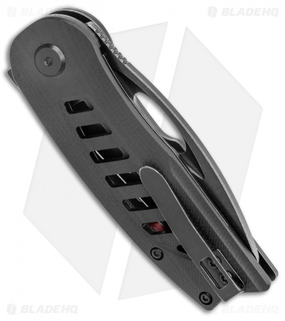 Bestech Knives Explorer Tanto Flipper Liner Lock Knife Black G-10 (3" Black SW)
