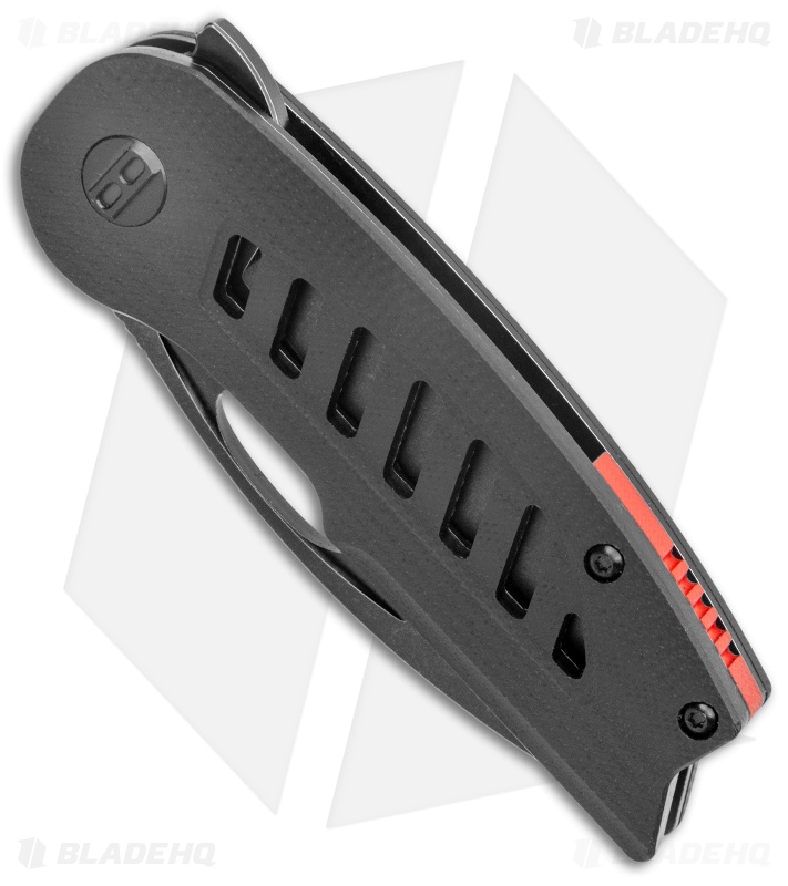 Bestech Knives Explorer Tanto Flipper Liner Lock Knife Black G-10 (3" Black SW)