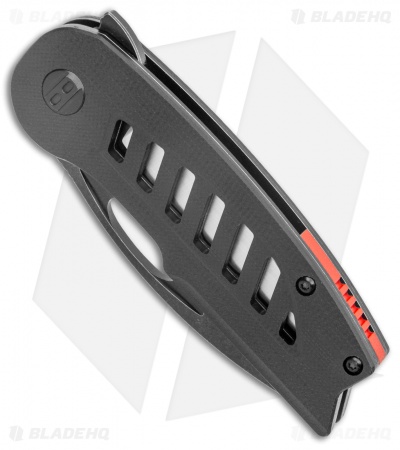 Bestech Knives Explorer Tanto Flipper Liner Lock Knife Black G-10 (3" Two Tone)