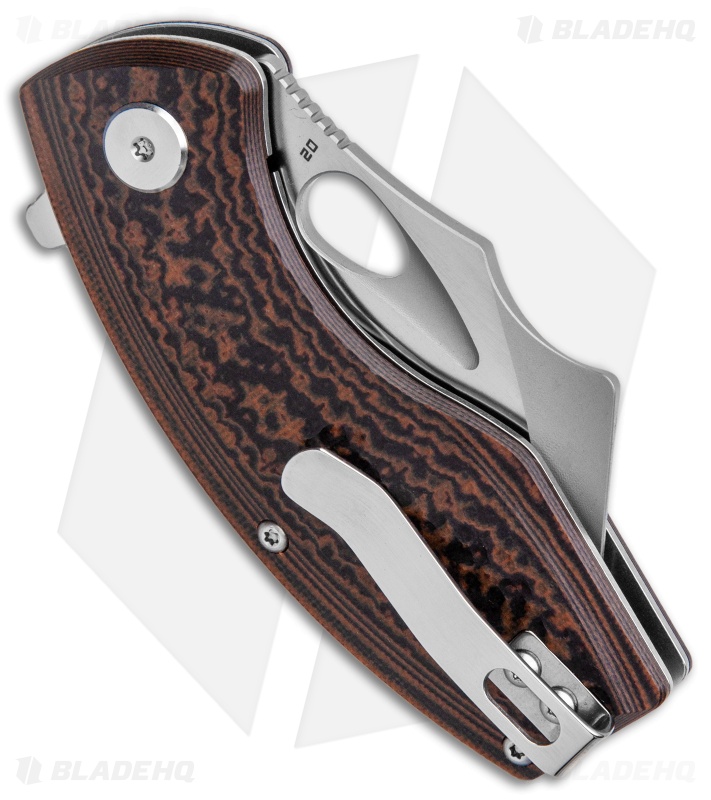 Bestech Knives Lizard Flipper Knife Black/Orange G-10 (2.6" Satin) 