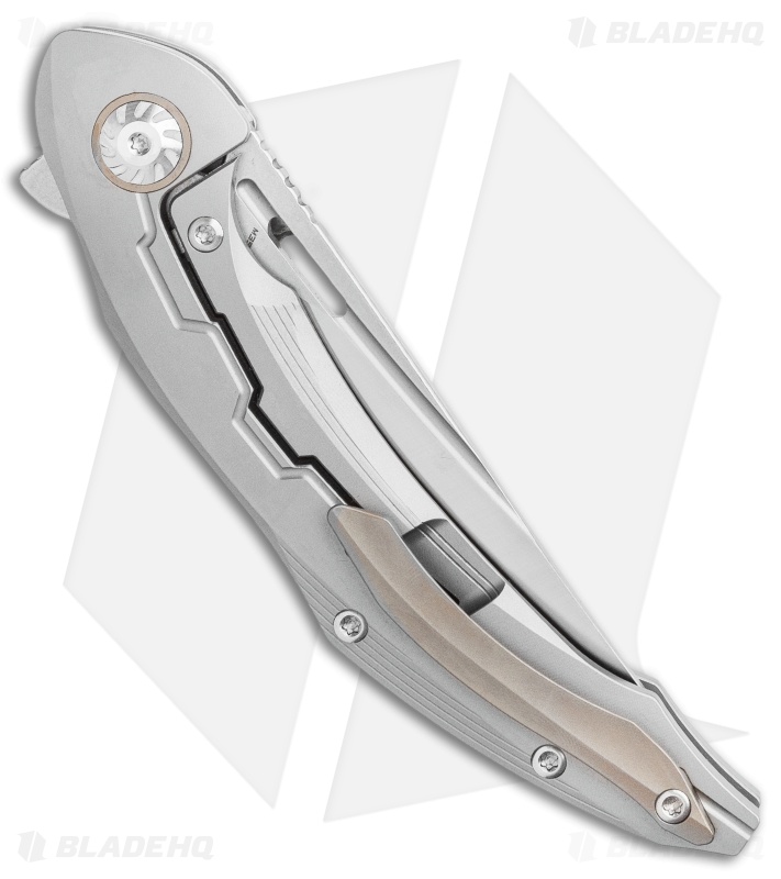 Bestech Knives Marukka Frame Lock Knife Titanium (3.75" Satin) BT2002A 