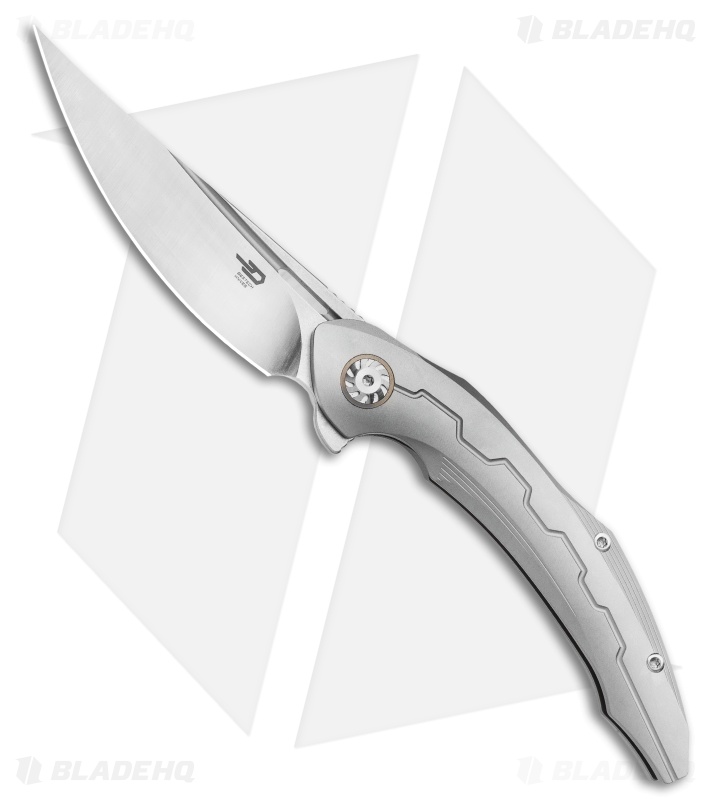 Bestech Knives Marukka Frame Lock Knife Titanium (3.75" Satin) BT2002A 