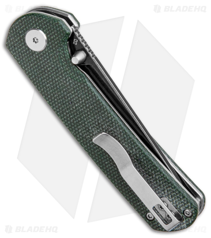 Bestech Knives  Sledgehammer Green Micarta (3" Black Stonewash) 