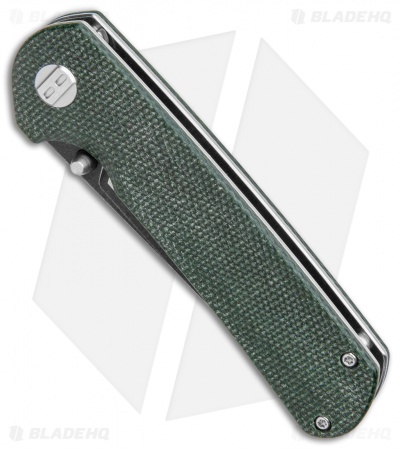 Bestech Knives  Sledgehammer Green Micarta (3" Black Stonewash) 
