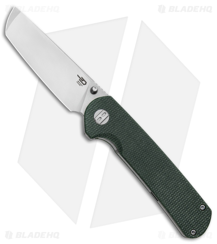 Bestech Knives  Sledgehammer Green Micarta (3" Satin) 