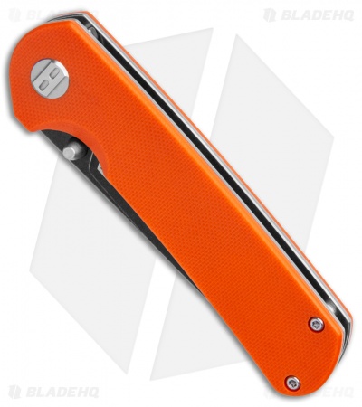 Bestech Knives  Sledgehammer Orange G-10 (3" Black Stonewash) 