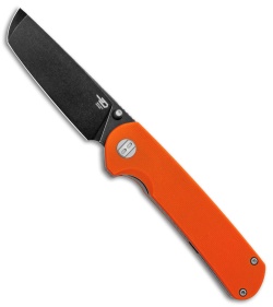 Bestech Knives  Sledgehammer Orange G-10 (3" Black Stonewash) 