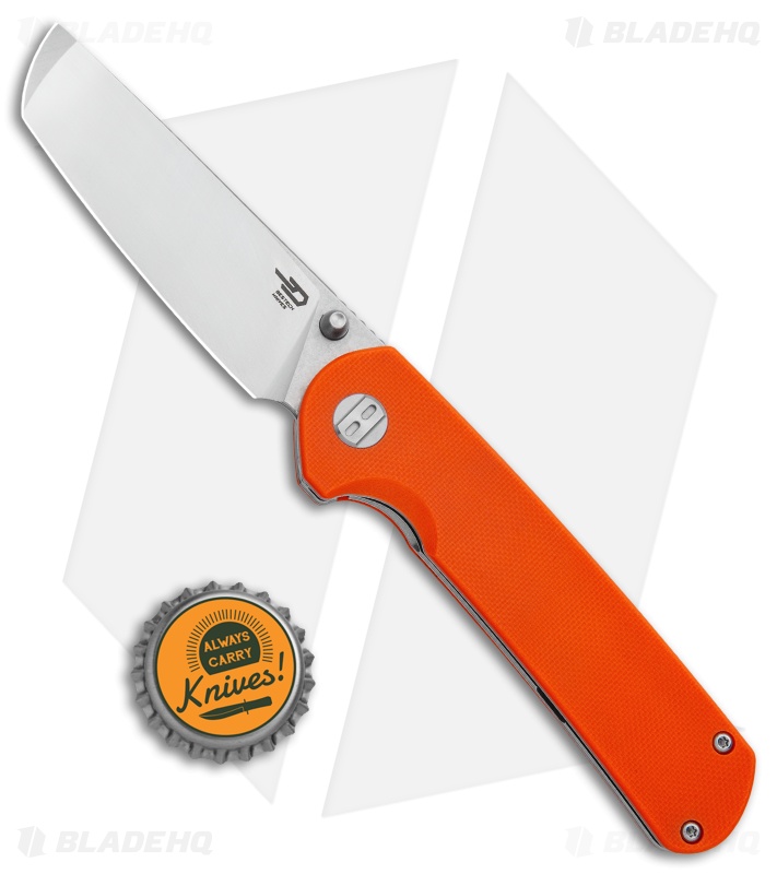 Bestech Knives  Sledgehammer Orange G-10 (3" Satin) 
