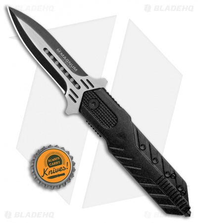 Boker Magnum Rocket Liner Lock  Knife (3.5" Black) 01RY596