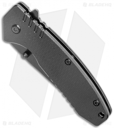 Boker Magnum Understatement Spring Assisted Knife Black G-10 (2.5" Black)