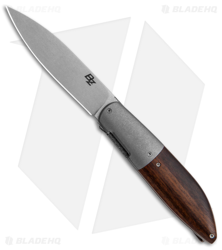 SENGOKU 謙信　シルバー Brad Zinker Custom BOCLL Flipper Lignum Vitae - Blade HQ