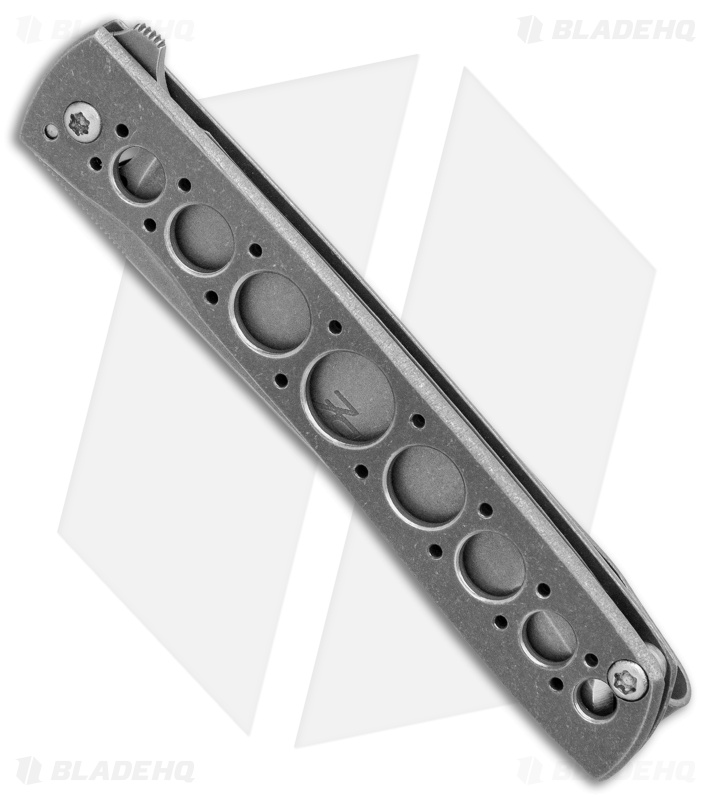 Brad Zinker Custom Mini Urban Trapper Tanto Knife Titanium (2.75" SW