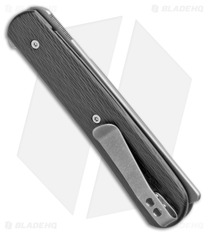 Brad Zinker Custom Swayzor Razor Frame Lock Knife Sidecut CF (3.25" Stonewash)