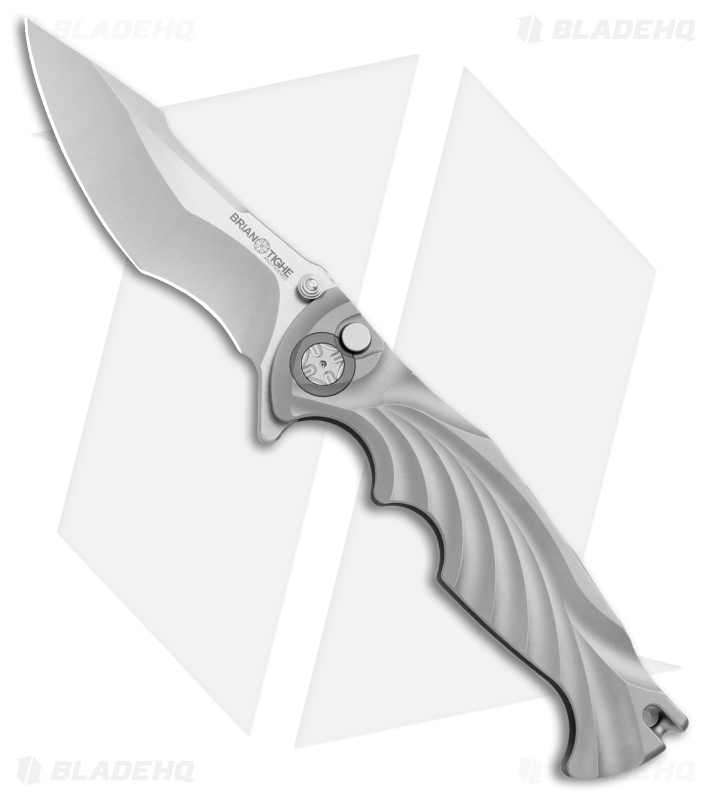 Brian Tighe & Friends Tighe Breaker Integral Recurve Flipper Knife Ti (3.9" SW)