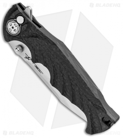 Brian Tighe Custom Small Tighe Breaker Integral Knife CF/Zirc (3.3" Hand Satin)