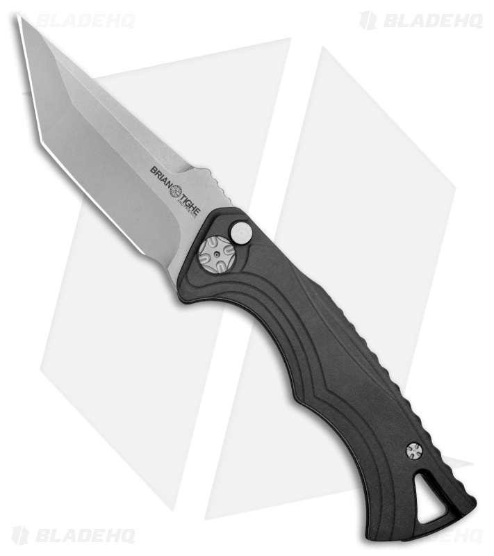 Brian Tighe & Friends Small Tighe Fighter Tanto Automatic Blasted Al (3" SW)